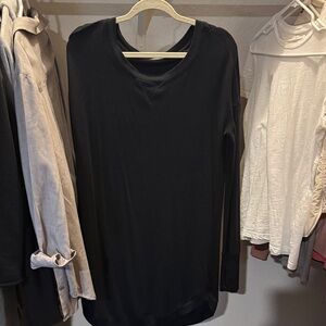 Athleta Black Long Sleeve Tee